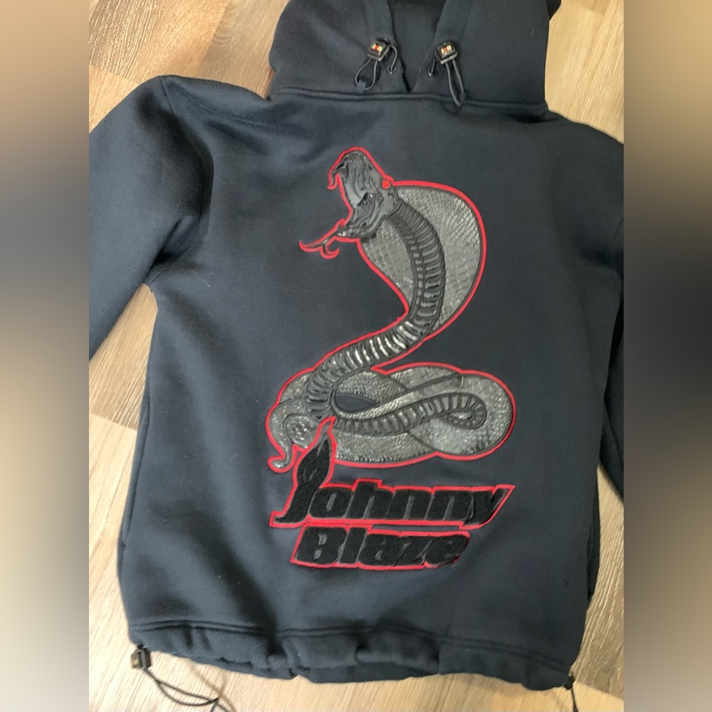 Vintage King Cobra Johnny Blaze Wu-Tang Hip Hop Clothing Men's Pullover Hoodie